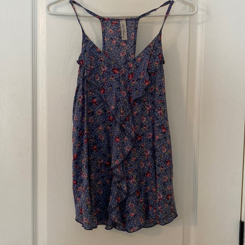 Flowered tank top